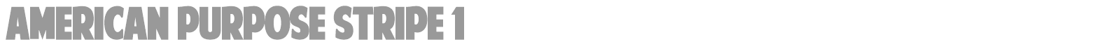 American Purpose STRIPE 1 font preview